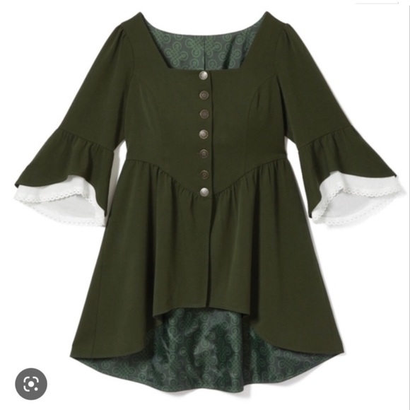 Torrid Outlander Ruffled Peplum Jacket Sz2 - Picture 2 of 6